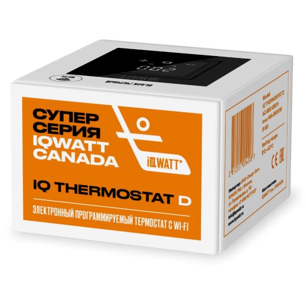 IQ THERMOSTAT D black WI-FI IQ THERMOSTAT D black WI-FI