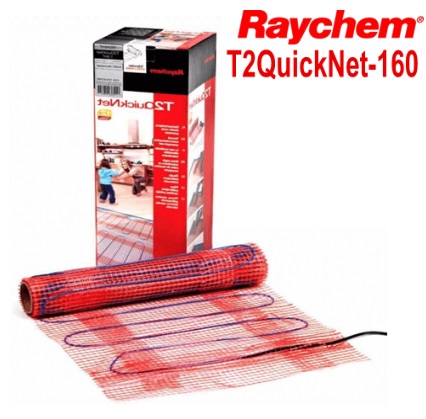 Теплый пол под плитку RAYCHEM T2QuickNet-160