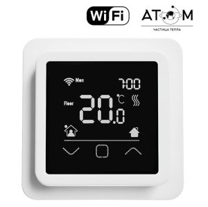 Терморегулятор ATOM Gamma Wi-Fi белый Терморегулятор ATOM Gamma Wi-Fi белый