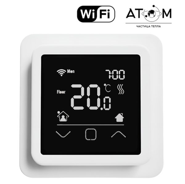 Терморегулятор ATOM Gamma Wi-Fi белый Терморегулятор ATOM Gamma Wi-Fi белый